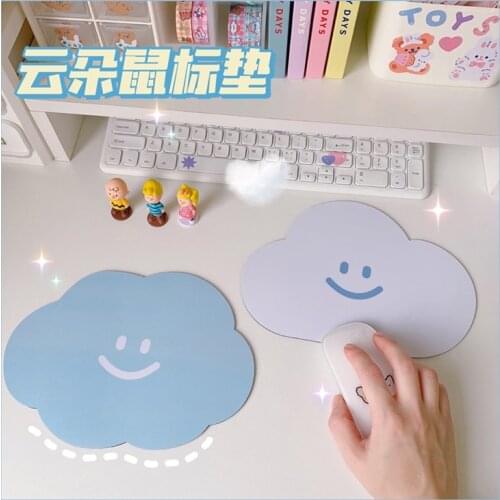 Cute Cloud Mouse Pad Kawaii Cloud Antislip Cute Mouse Pad Anime Desk Big Mat Waterproof Office Home Decor for Girls Boys