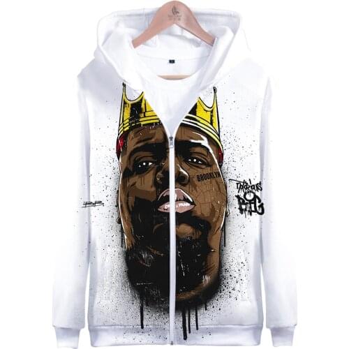 Fashion 3d Hoodie men women kids Rapper Singer Notorious B.I.G. printed Hoodies Sweatshirt Biggie hip hop Jacket clothes