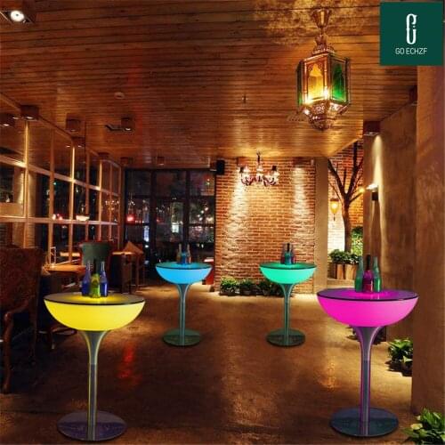 New Led Bar chair with 24 keys remote control (D60CMX56CM)for coffee bar party wedding