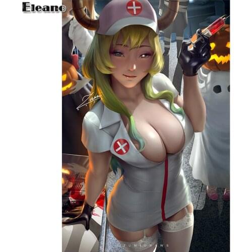 Print game Million pairs nurse sexy girl art canvas poster customized 16x24 24x36 inch living room bedroom home wall picture