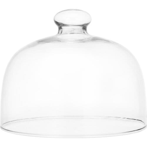 Hemoton 1Pc Transparent Food Cover Glass Cover Durable Cake Protective Cover for Home Kitchen