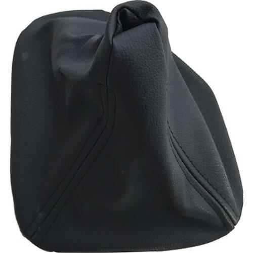 Car Shift Gear Stick Manual Shift Boot Black Leather Boot For BMW E39 Car Styling