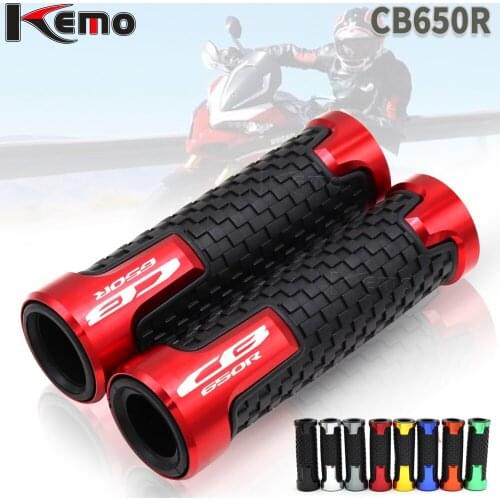 For HONDA CB650R CB 650R 7/8" 22mm Universal Motorcycle Accessories CNC Aluminum Handlebar Hand Grips Handle Bar End Grip