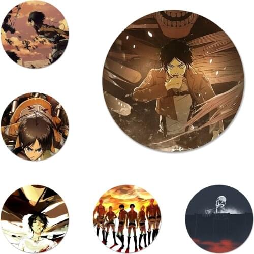 Attack On Titan Icons Pins Badge Decoration Brooches Metal Badges For Clothes Backpack Decoration