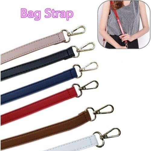 1Pc 123cm Long PU Leather Shoulder Bag Strap Bag Handles DIY Replacement Purse Handle For Handbag Belts Strap Bag Accessories