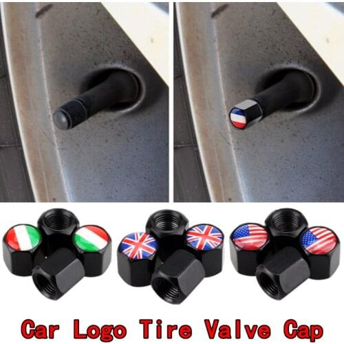10 set car styling tire valve caps car accessories car emblem logo car valve cap covers automobiles tyre valve caps