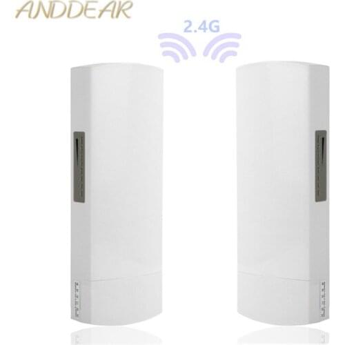 2 pieces 1-3km 300 Mbit open router CPE 2.4G wireless access point router Wi-Fi bridge device wifi extender dual band repeater