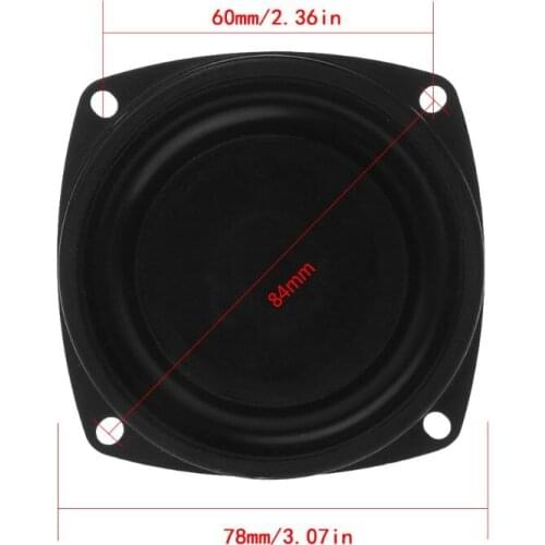 2PCS Woofer Radiator Bass Passive Speaker 3\" Low Frequency Loudspeaker Diaphragm Vibration Plate DIY