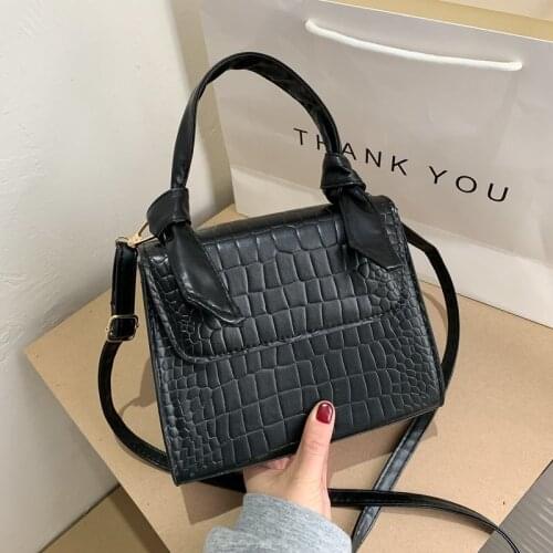 2021 Women Fashion Stone Pattern Shoulder Bag Brand Design Handbags and Purses Luxury PU Leather Ladies Mini Crossbody Bags