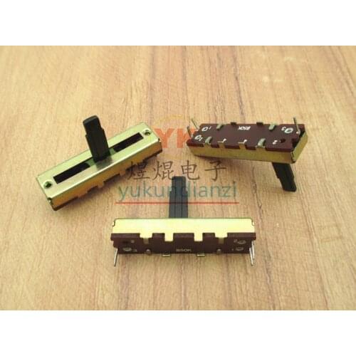 3.5cm 35mm B50K shaft length 15mm mono mixer sliding potentiometer fader vertical