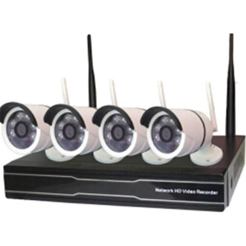 4CH Wireless WIFI 960P IP Camera 1080P NVR Kit