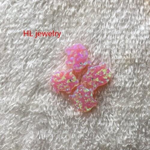 50PCS/Lot 11*12MM Opal Jewelry Working Stud&Drop Earrings/ Bracelets /Necklaces For Women Op58 Synthetic Opal Pig pendant