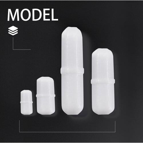 7pcs/set Magnetic PTFE Mixer Corrosion Resistant Research Practical Biological Rod Rotating Laboratory Stirring Bar Stirrer