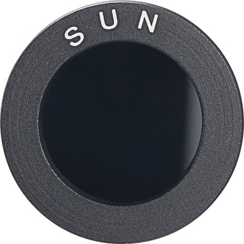Astronomical Telescope Accessories 0.965 /1.25 Black Sun Filters Full-aluminum Standard Thread for Astro Optics Eyepiece ACEHE
