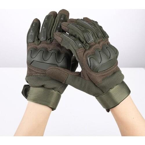 Army Military Tactical Gloves Hunting Shooting Paintball Airsoft Gloves Outdoor Hiking Cycling Riding Full Finger Gloves j