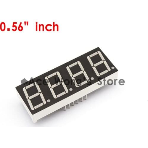 Free shipping (5Pcs/lot) Wholesale 0.56" inch 4 Digits 7 Segment Segment Red LED Numeric Digital Display,Common Cathode
