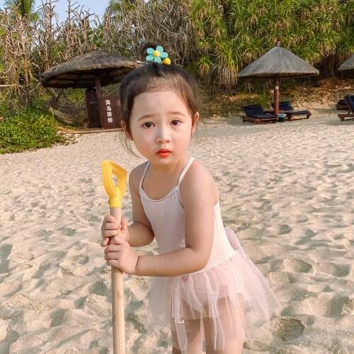 Childrens swimwear girls one piece Swimsuit kids baby little princess angel Wing tutu bathing suit princess beach wear YZ20018