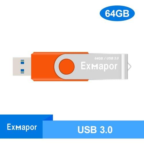USB 3.0 Flash Drives 64GB, USB Stick Memory Drive Photo Stick 64 GB Compatible with Mac/Android/Computer for Storage and Backup