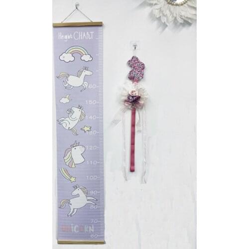 INS Nordic Wooden Baby Hanging Height Ruler Wall Stickers Child Kids Growth Chart Record Measure Rulers Home Nursery Photo Props