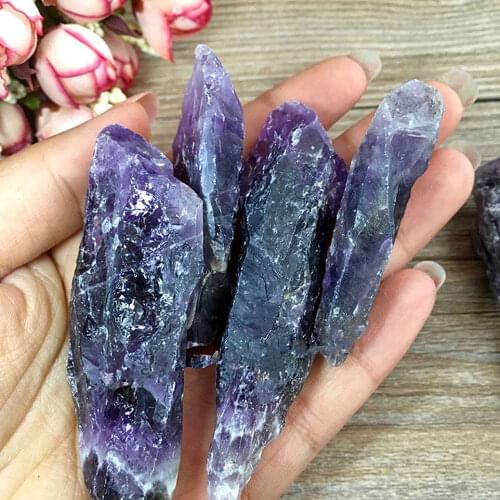 Lots 100g Natural Purple Amethyst Point Quartz Crystal Rock Stone Mineral Specimen