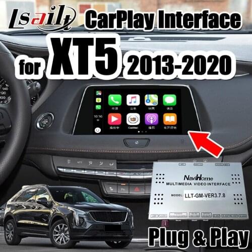Lsailt Wireless carplay box support Android auto , youtue , wifi , USB for 2014-2020 Cadillac XT5 SRX XTS ATS Escalade