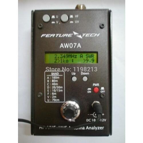 HAM Radio shortwave radio HF + UV talkie radio hand sets multiband antenna analyzer AW07A 1.5-490MHZ