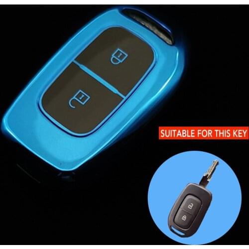 Soft TPU Car Key Fob For Renault Duster Dacia Scenic Master Megane Logan Clio Captur Keyless Case Cover Protect Accessories