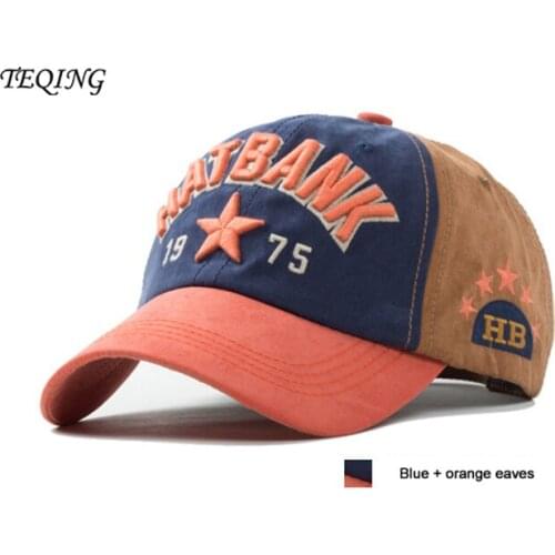 TEQING Wholesale Spring Cotton Cap Baseball Cap Snapback Hat Summer Cap Hip Hop Fitted Cap Hats for Men Women