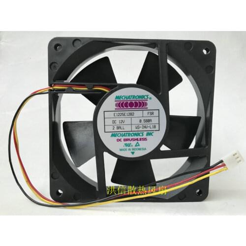 Original 12025 e1225e12b2 FSR DC12V 0.580a three wire fan
