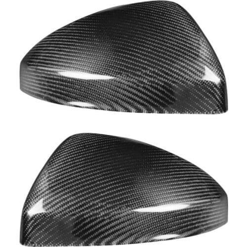 Fit For Audi TT (2015+) R8 (2016+) Real Carbon Fiber Rearview Mirror Shell Decoration Sticker Car Modification Parts