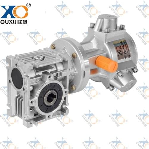 San Gang Piston Pneumatic Motor with Worm And Gear Reducer Large Torque Low Speed Industrial Grade Strong Explosion-Proof
