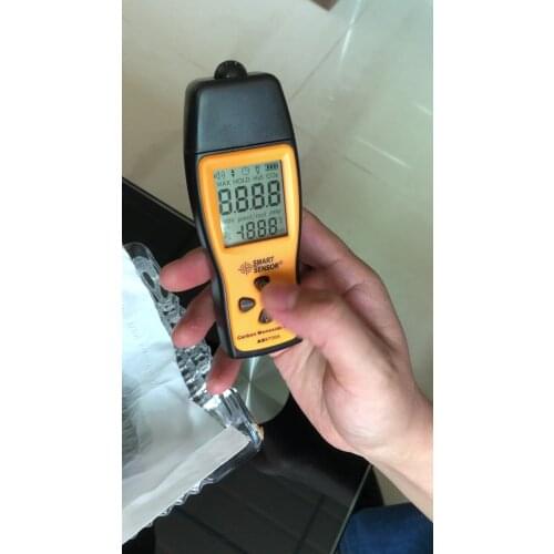 Portable CO Carbon Monoxide Gas Detector with measuring range 1~1000PPM
