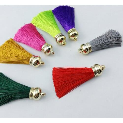 Bell cap tassels tassels tassels tassels tassels DIY handicraft material Earrings tassels small capped tassels dress ears