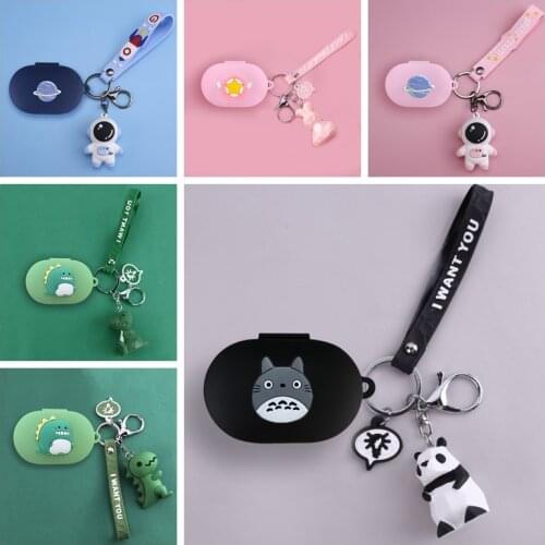 For Samsung Galaxy Buds + Case Cartoon Animals Silicone Wireless Bluetooth Earphones Protective Cover Galaxy Budsplus