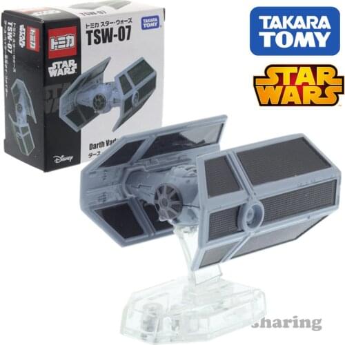 Takara Tomy Tomica Disney Star Wars TSW-07 Darth Vaders Tie Fighter Hot Pop Kids Toys Motor Vehicle Diecast Metal Model New