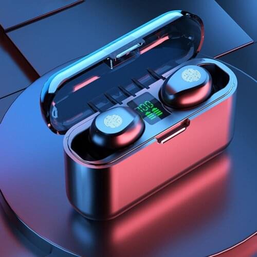 F9-13 Waterproof Noise Reduction TWS Bluetooth 5.1 Earphone Binaural in-Ear Wireless Touch Headset Indoor наушники беспроводной