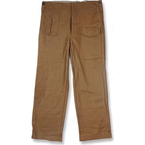 Reproduction WW2 P37 UK Army Denison Outdoors Woolen pants