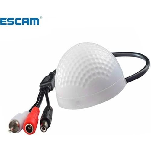 High Sensitivity Audio Pickup Input Mini CCTV Security Surveillance Microphone with Low Noise Clear Natural Voice