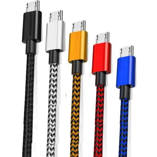 1/2/3 Meter Micro USB Cable Android Charger Cable Charging Wire Cord for Xiaomi Redmi 7 7A 6 pro note 6 5 Plus 3S 4X 5A 6A S2