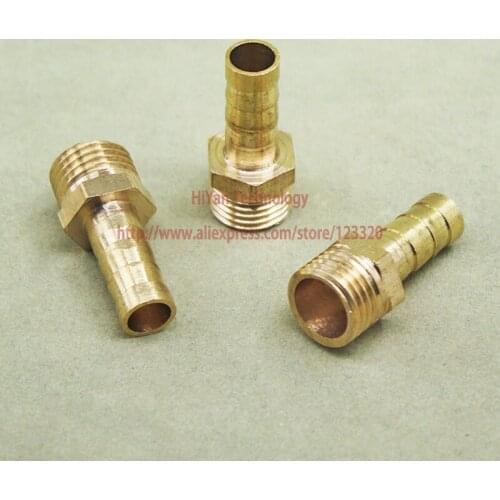 10pcs/lot Pagoda Joint Air Hose Quick Coupler Plug Socket pagoda 8-02 joint water tube connector G1/4 thread suit 8mm