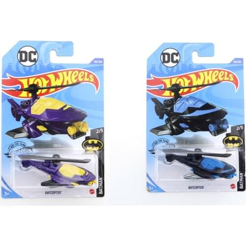 2020-195 BATCOPTER Original Hot Wheels Mini Alloy Coupe 1/64 Metal Diecast Model Car Kids Toys Gift