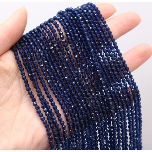 2021 Natural Stone Small Beads Natural Spinels Section Round Loose Beads for Jewelry Makin Bracelet Necklace Gift 3mm