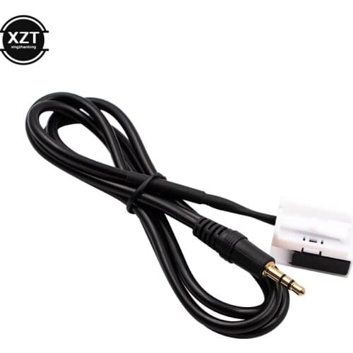 Car 3.5mm Audio Music AUX Cable Input Adapter for Audi VW RCD510 RCD310 RCD300 for Skoda for iPod Iphone Xiaomi MP3