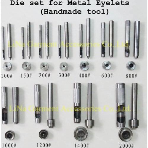 CPAM Shipping 3.5mm metal eyelet Die Set DIY handmade machine for eyelet hole hand tool for metal eyelet
