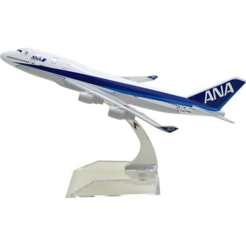 TANG DYNASTY(TM) 1:400 16cm Boeing B747-400 ANA Airlines Metal Airplane Model Plane Toy Plane Model
