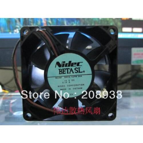 For NIDEC 7025 7 cm D07A-12PM 09A 12V 0.14A