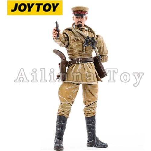 JOYTOY 1/18 3.75 Action Figure WWII Soviet Officer Anime Military Model For Gift Free Shipping