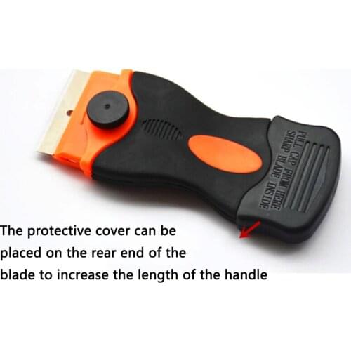 Window Tint Tool Glass Oven Plastic Scraper Razor Blade Holder Rubber Separator For Glue Removing