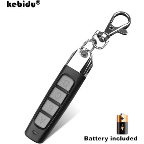 Kebidu 4 Buttons Clone Remote Control 433MHZ Wireless Transmitter Garage Gate Electric Door Copy Controller Anti-theft Lock Key
