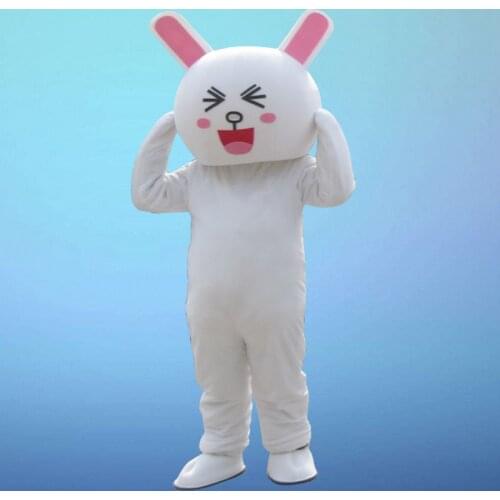 Rabbit Mascot costume Bugs Rabbit Hare Easter Adult Mascot cosplay costumes Cakes Professional Christmas Costume